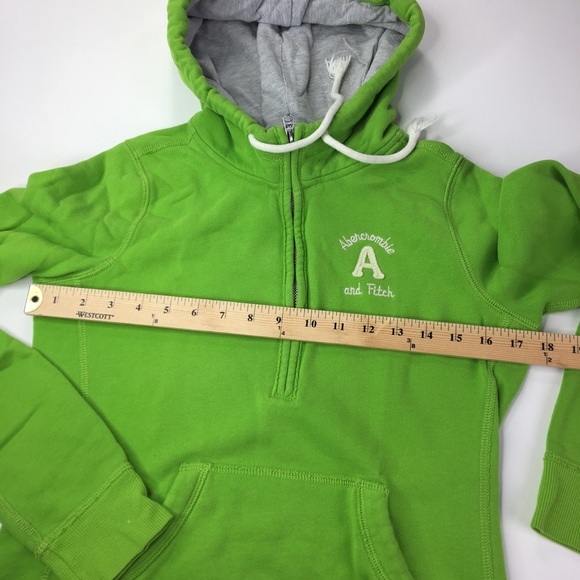 Abercrombie & Fitch Apple Green Sweatshirt Hoodie - Picture 6 of 8